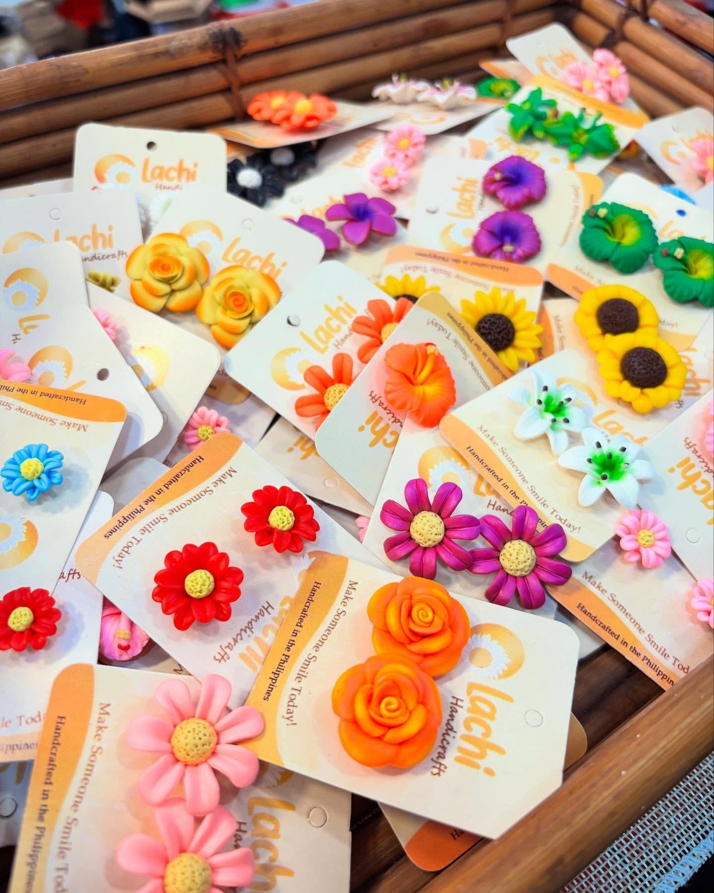 Assorted Lachi Clay Earrings - Fashion Accessories