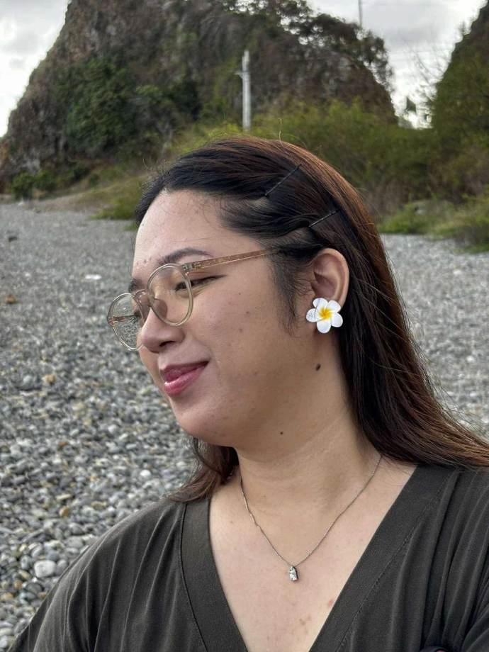 Model Wearing Lachi Filipino Made